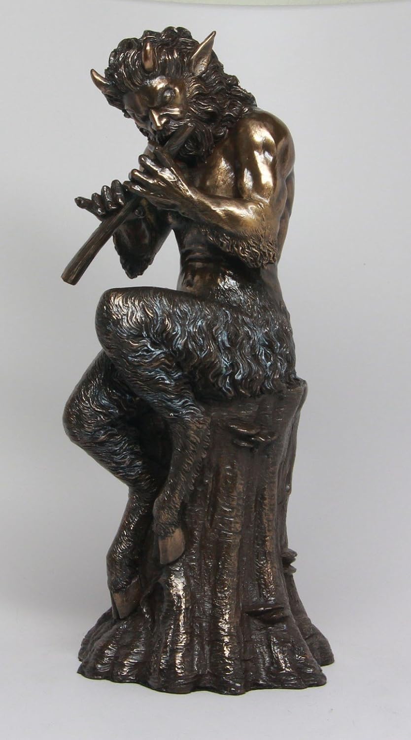 9.75 Inch Satyr Creature Mythological Being Resin Statue Figurine