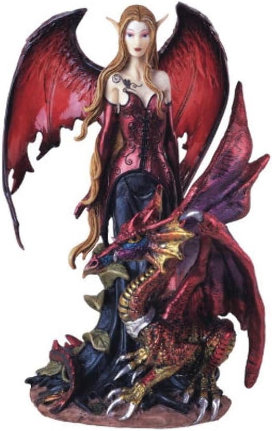 Fairy Collection Pixie with Dragon Fantasy Figurine Figure