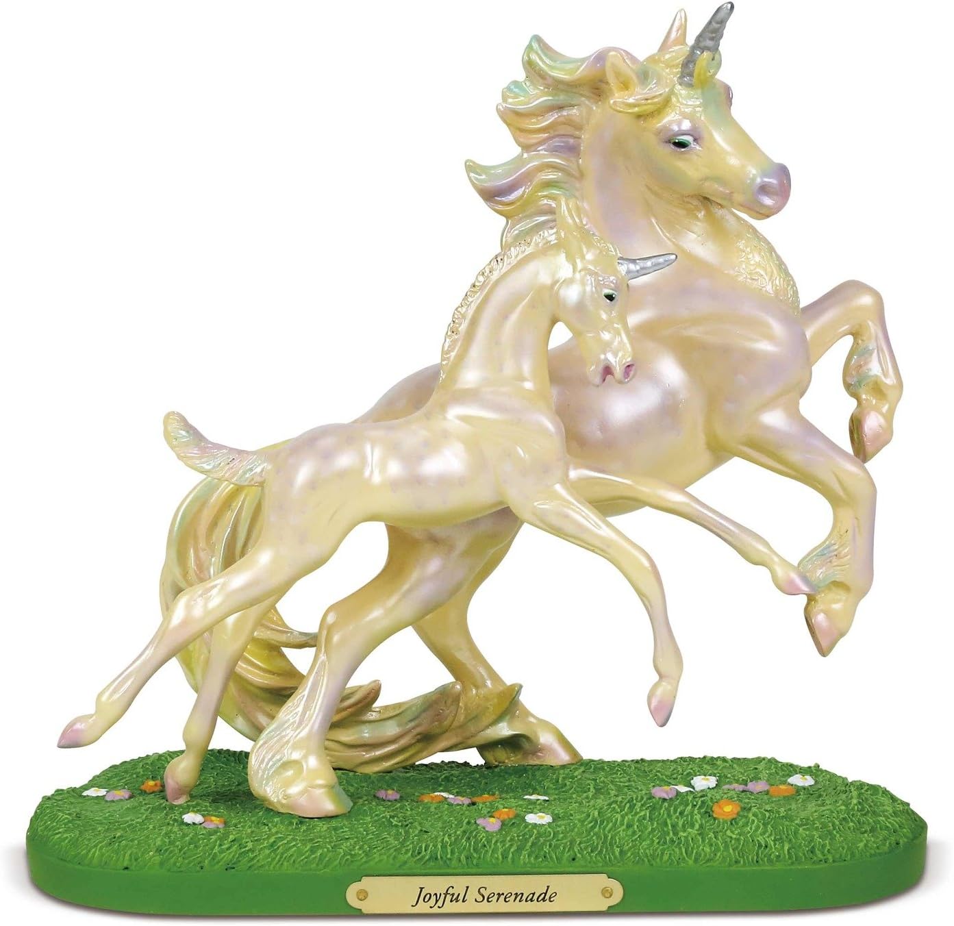Trail of Painted Ponies Joyful Serenade (unicorn) Stone Resin Figurine, 8.5", Multicolor