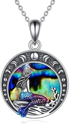 Mermaid Gifts Necklace Jewelry Sterling Silver