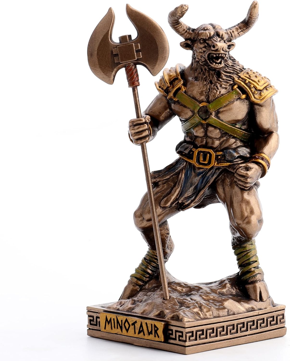 Minotaur Creature of The Labyrinth Resin Hand Painted Miniature Figurine
