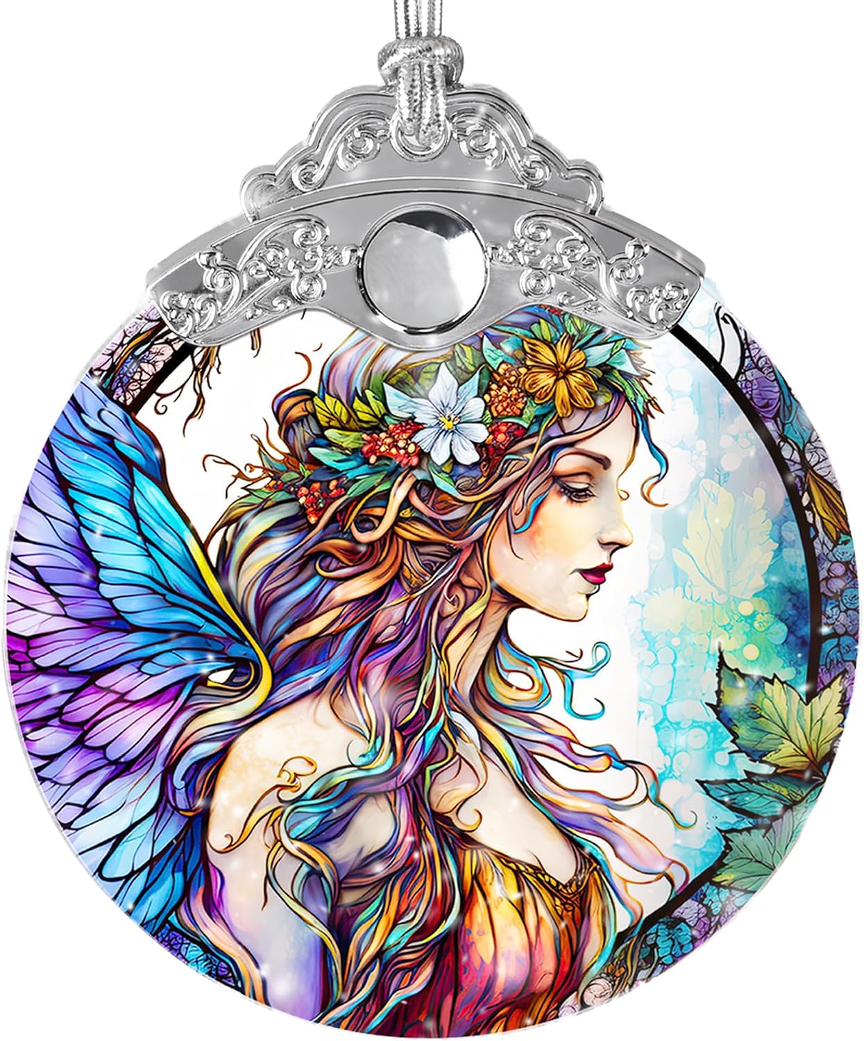 Fairy Stained Glass Suncatcher