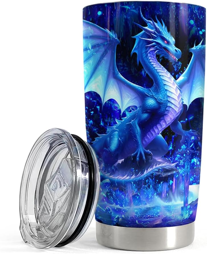 Dragon Tumbler 20oz Stainless Steel Insulated Coffee Travel Mug