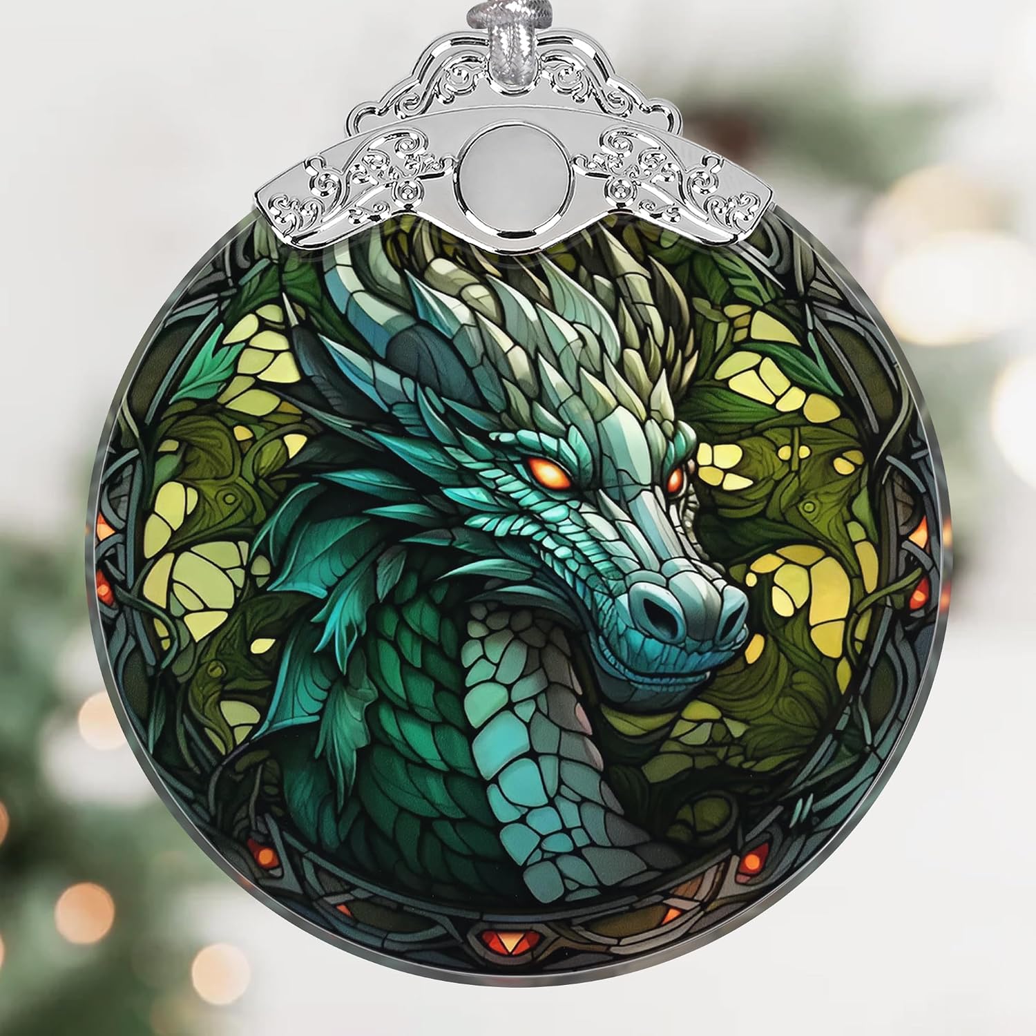 Awe-Inspiring Dragon Christmas Ornament
