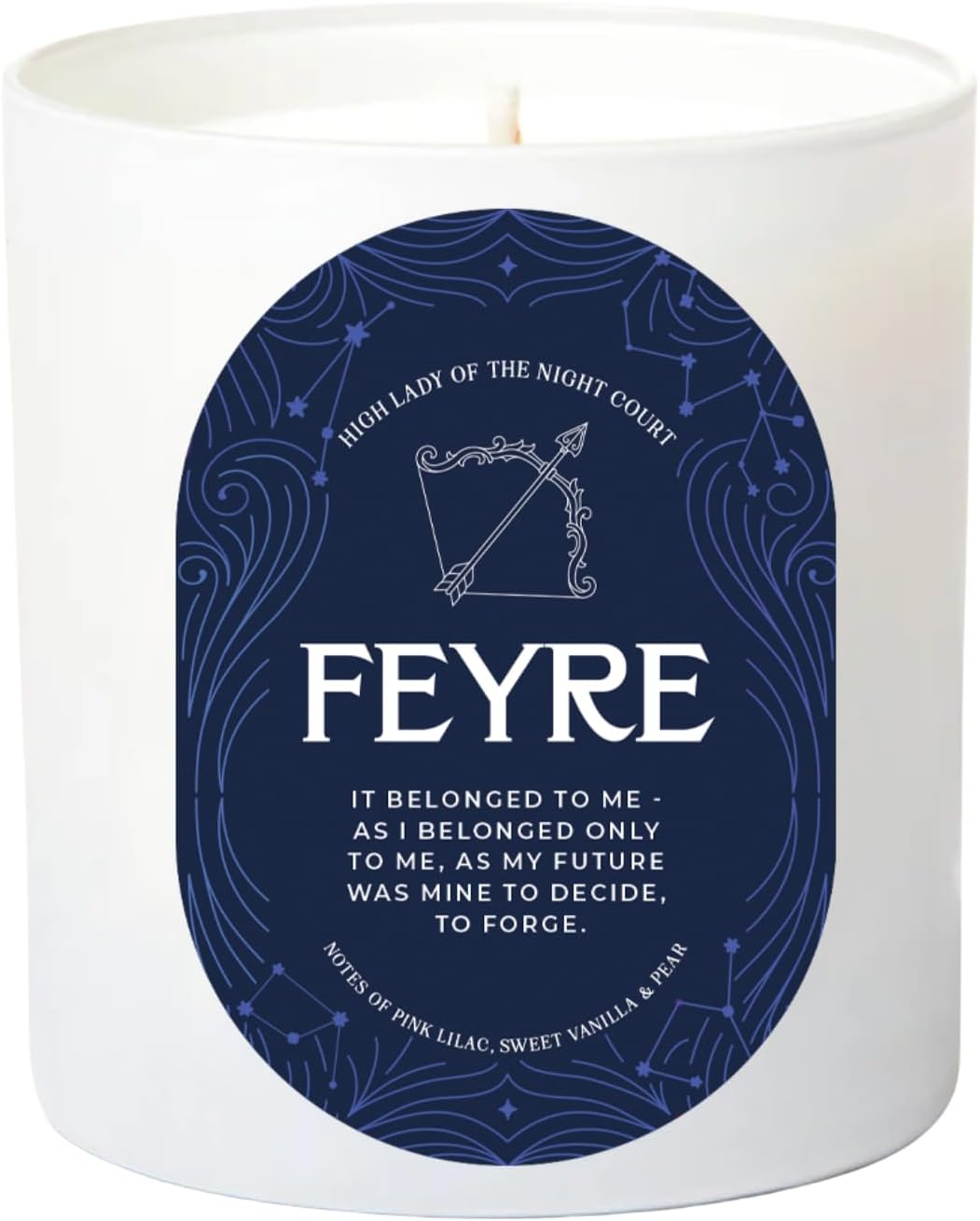 Feyr e Scented Candle - A Court of Thorns and Roses™ Gift - 10oz Soy Wax Book Candle
