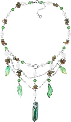 Renaissance Necklace for Women Elf Cosplay