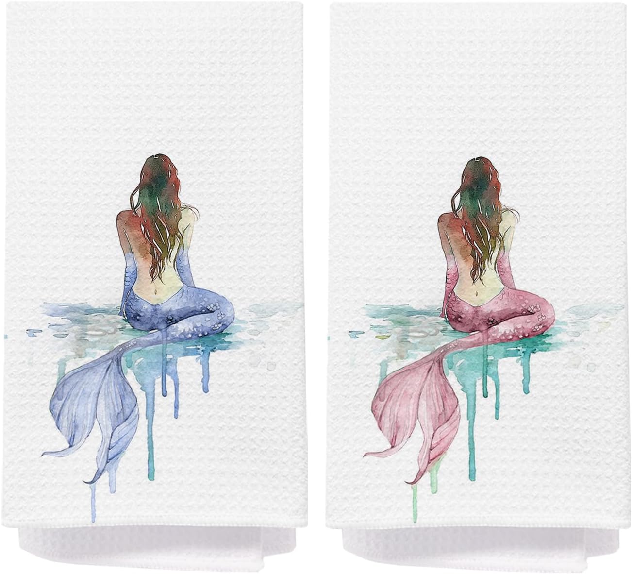 Mermaid Bathroom Hand Towels