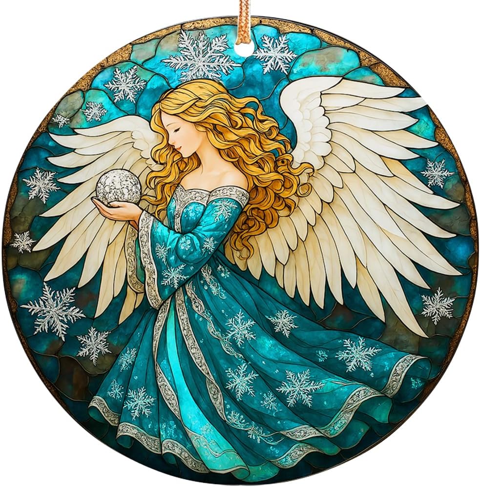 Whimsical Religious Angel Ornament