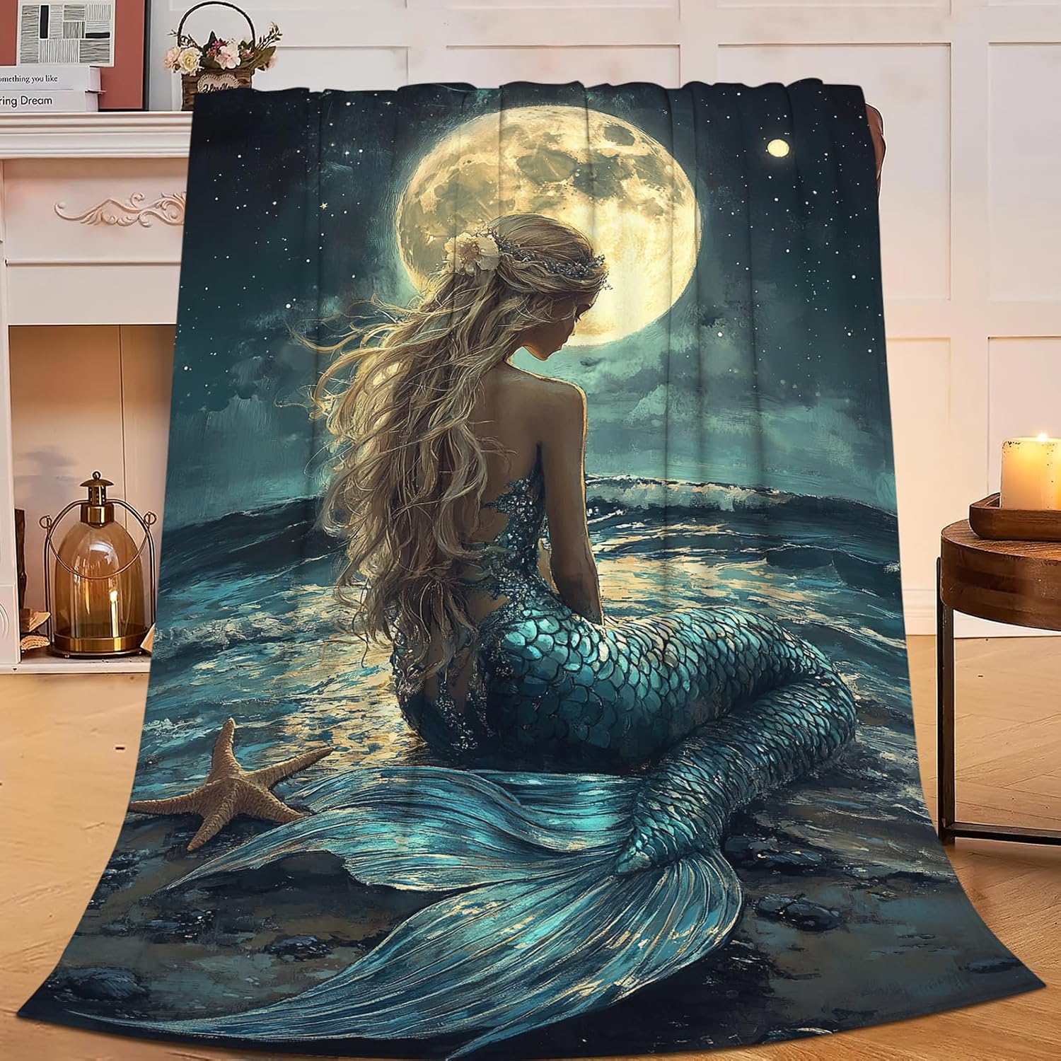 Mermaid Throw Blanket