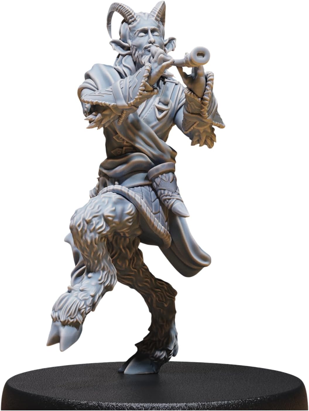 Satyr Classic Flute Miniature Figurine, Tabletop Gaming Collectible