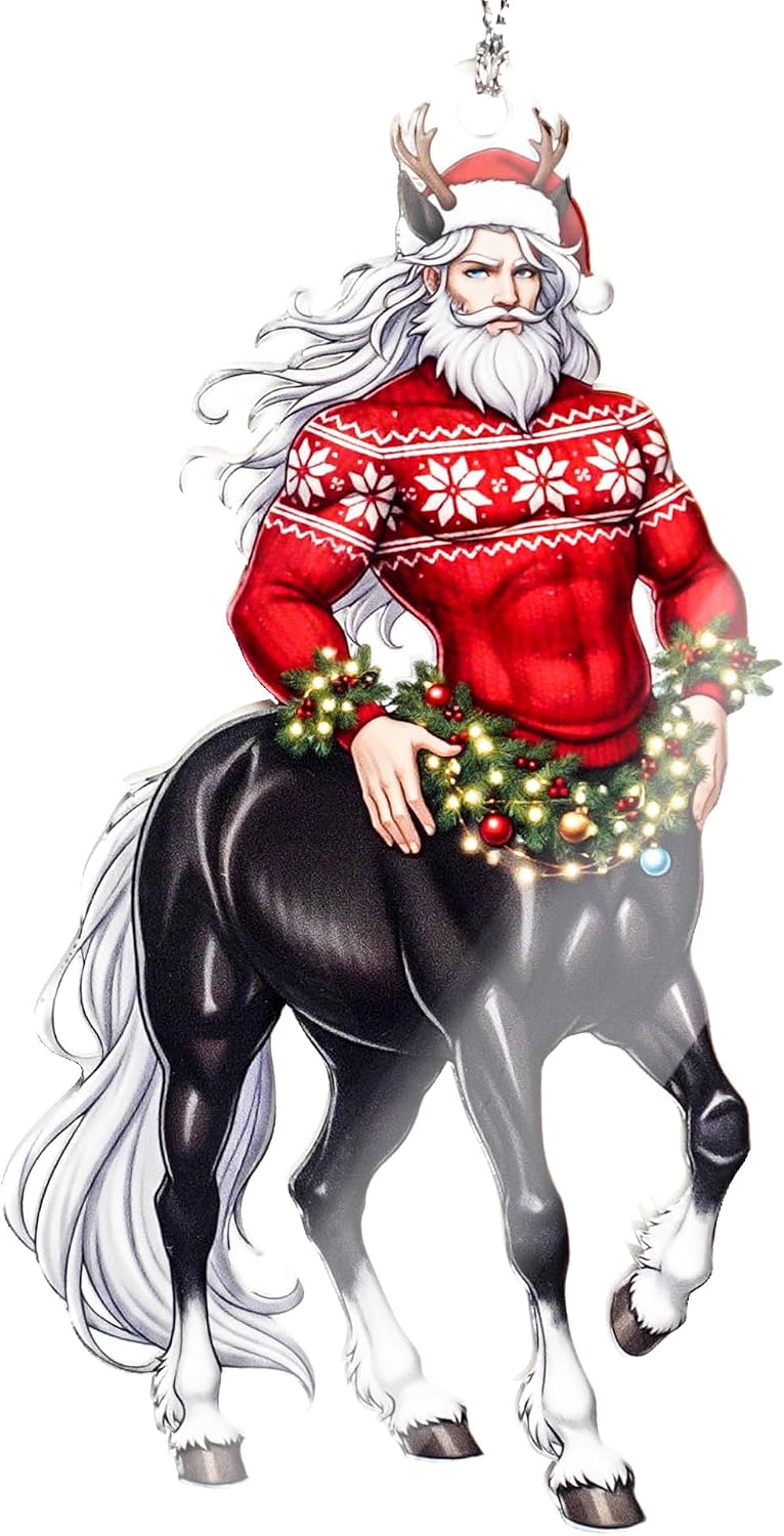 Santa Centaur Ornament