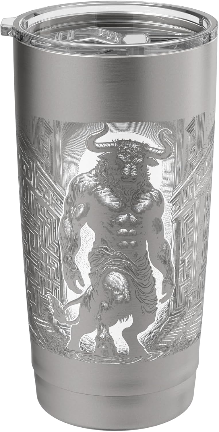 Minotaur Mythical Creature Greek Mythology Stainless Steel Insulated Tumbler