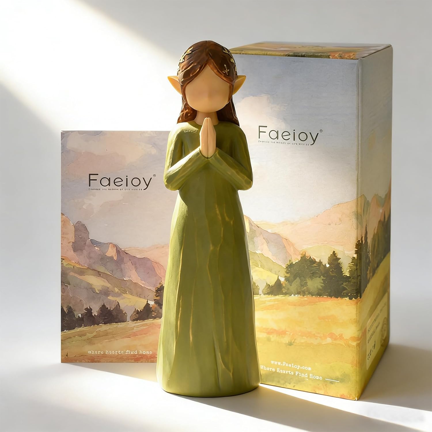 P raying Elf Fairy Figurines - Sympathy, Healing, Fairy Statue