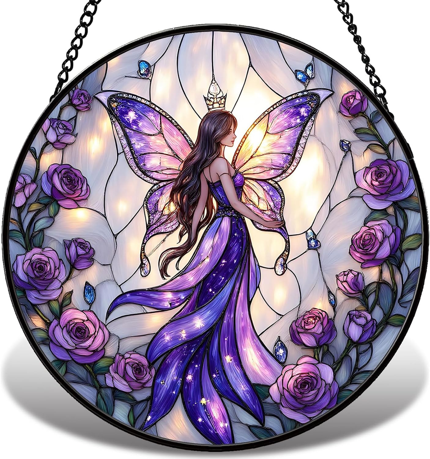 Fairy Stained Glass Suncat c her