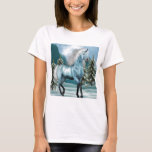 Unicorn in Moonlight Ladies T-Shirt